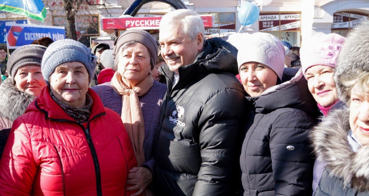 Коркинцы встретили «Крымскую весну»