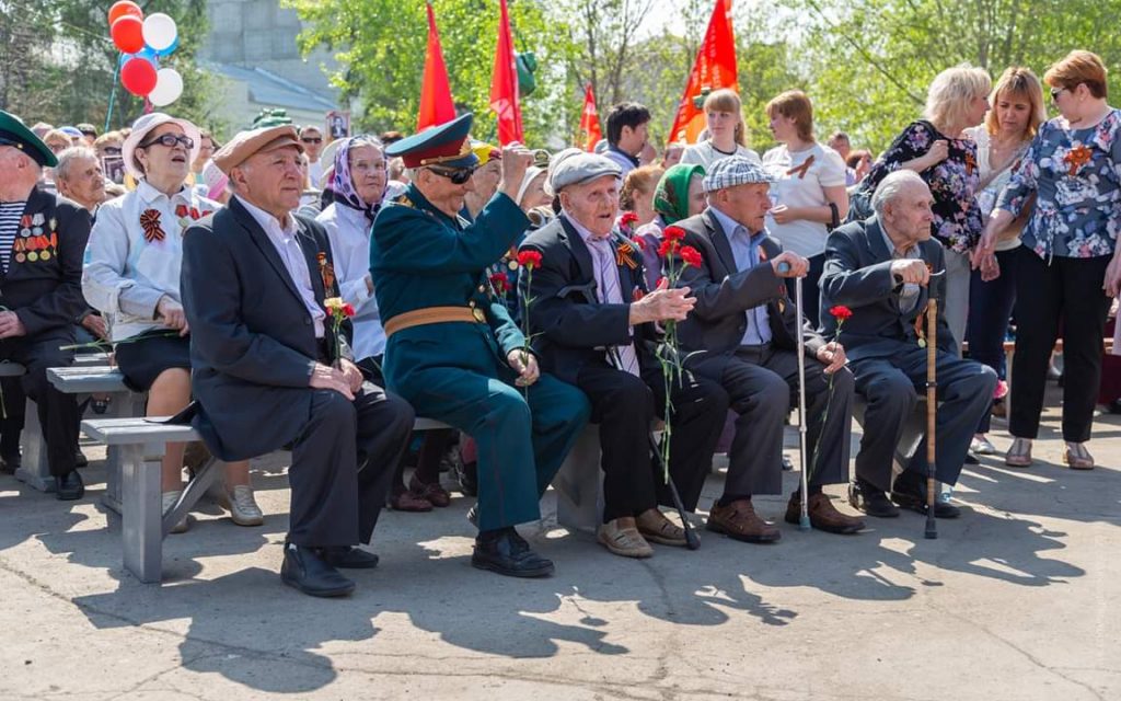 Коркинцы отметили 74-ю годовщину Великой Победы