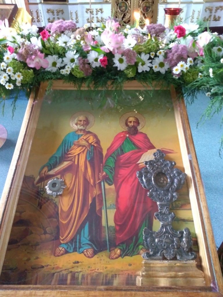 В престольный праздник святых апостолов Петра и Павла митрополит Григорий поздравил коркинцев