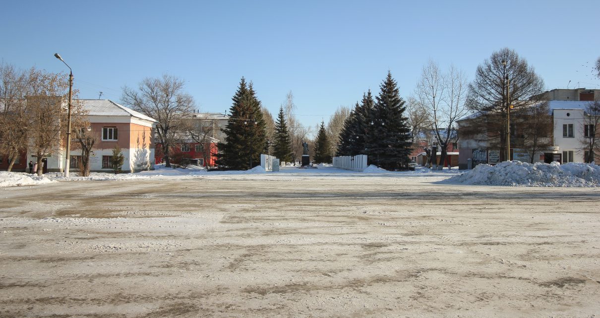 После публикации в «Горнячке» Комсомольскую площадь очистили от снега