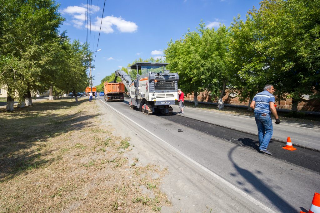 В Коркино начался ремонт дороги на улице 30 лет ВЛКСМ