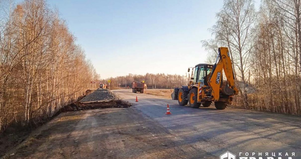 В Коркинском районе начали второй этап ремонта дороги до Первомайского