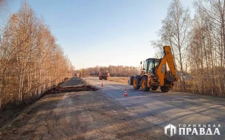 В Коркинском районе начали второй этап ремонта дороги до Первомайского