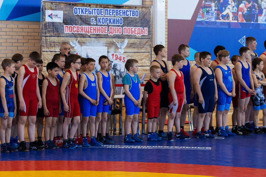 В Коркинском районе впервые прошли соревнования по греко-римской борьбе на призы ФОКа РМК в честь Дня Победы