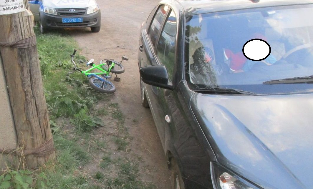 В Коркино в ДТП попал четырёхлетний велосипедист