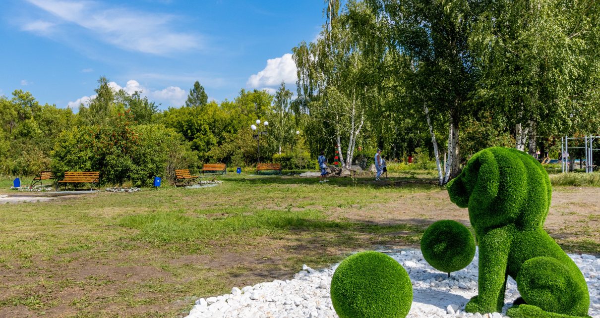 В коркинском парке установили новые арт-объекты