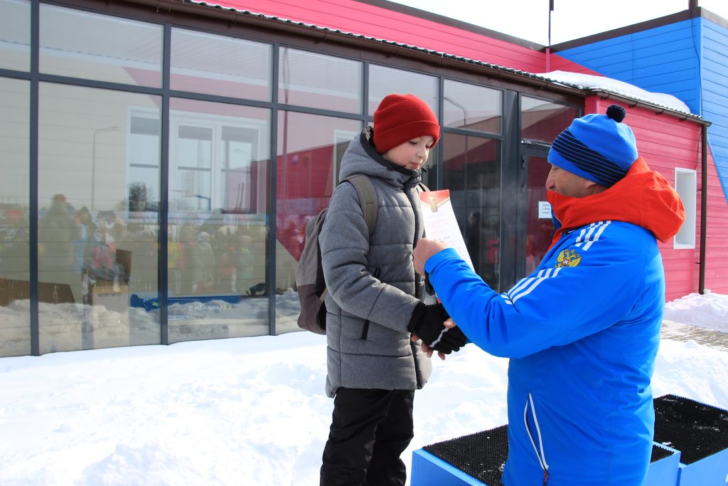 Коркинские школьники соревновались в лыжных гонках спартакиады ГТО