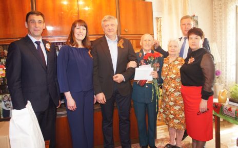 В Коркинском районе ветеранов Великой Отечественной войны поздравили с 77-летием Победы