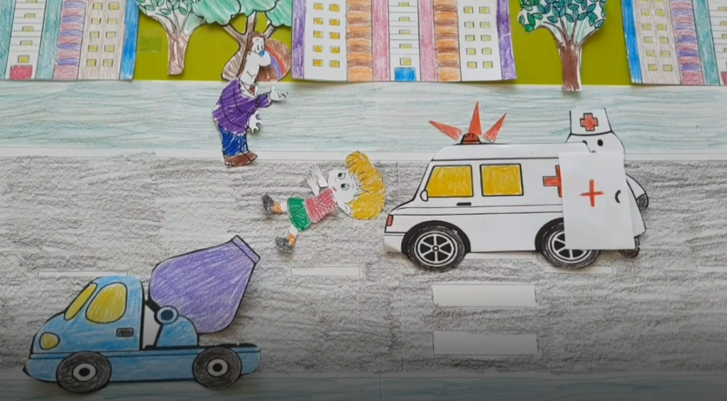 Дошколят из Коркино учат ПДД через мультики о дороге