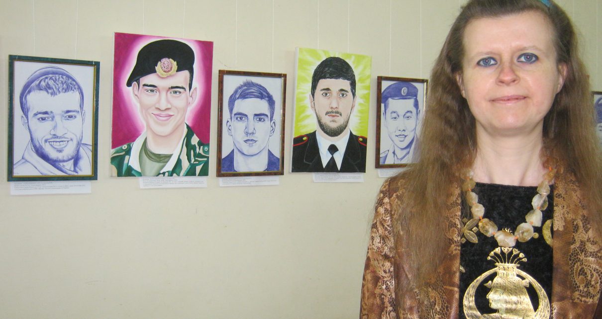 Художница увековечила память погибшего на Украине коркинца Максима Шумакова  