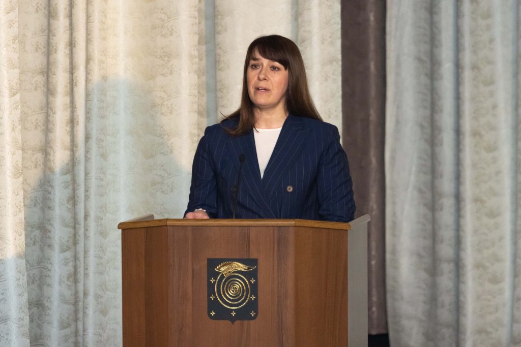 Глава Коркинского округа выступила с отчётом о работе за прошлый год