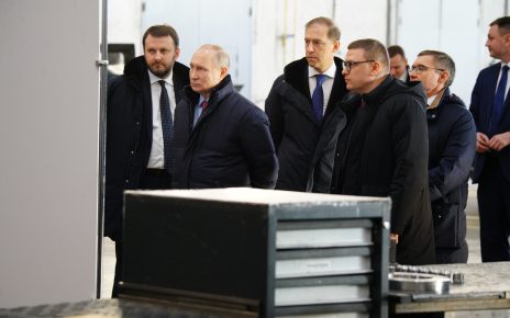 Владимир Путин посетил промышленные площадки индустриального парка «Станкомаш»