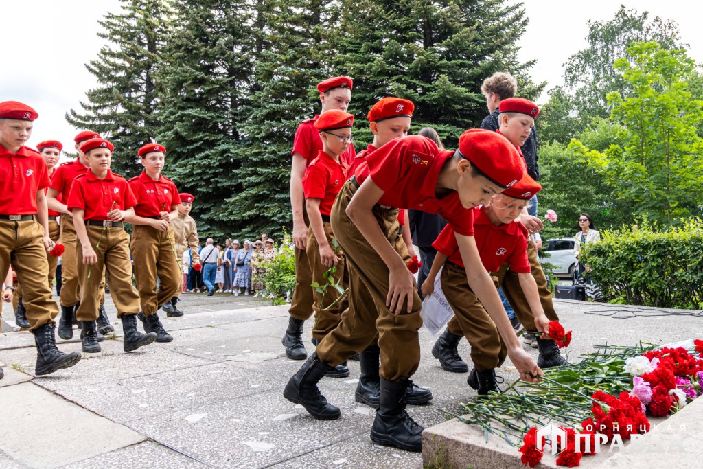 Коркинцы почтили память погибших земляков в Великой Отечественной войне