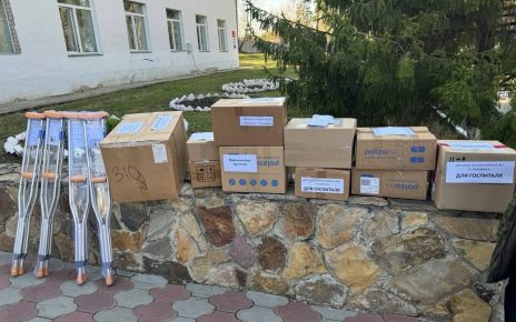 Доставили медикаменты подшефной дивизии