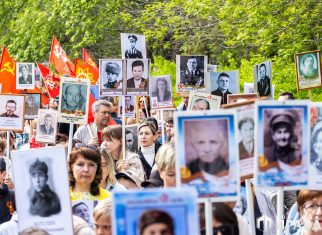 В Коркино около 3 500 человек прошли в «Бессмертном полку»