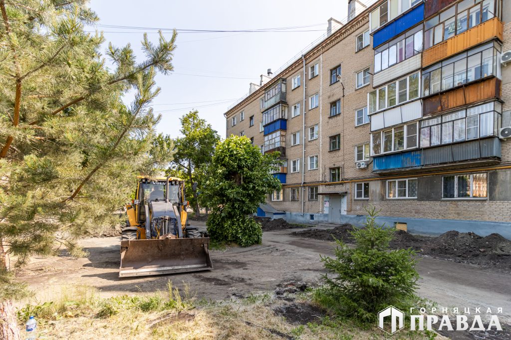 В Коркино началось благоустройство двора на улице Терешковой