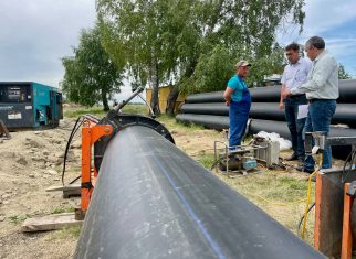В Коркинском округе ремонтируют напорный коллектор